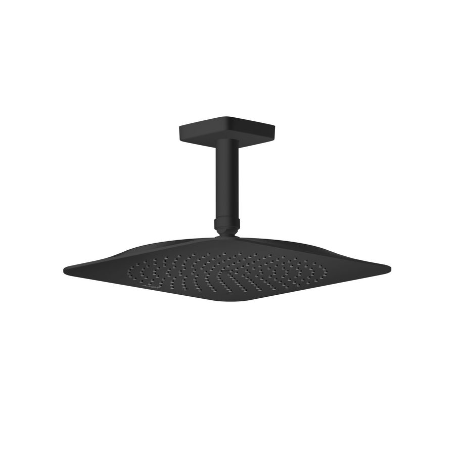 Hoofddouche 270/270 1 straalsoort EcoSmart+ met plafondaansluiting mat zwart AXOR Citterio-C