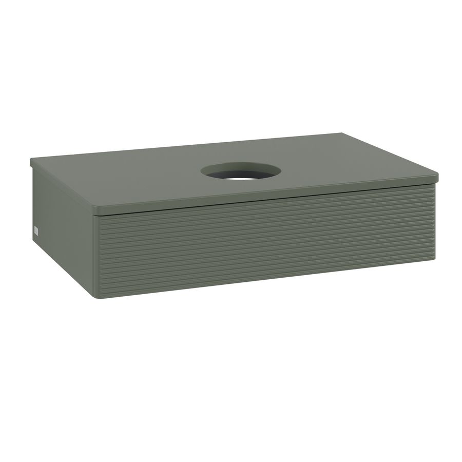 Wastafelonderkast Antao 800x190x500mm L.Green Matt Lacquer K08110HL