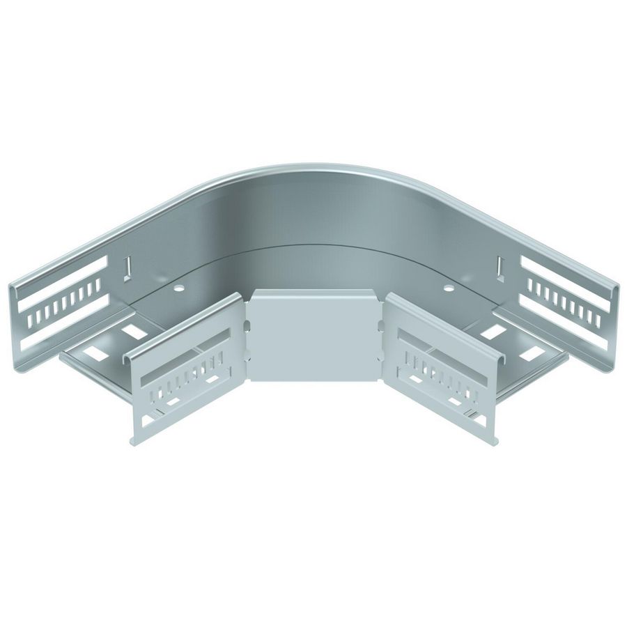 Bocht kabelgoot 90gr 60x100 staal CO2-arm