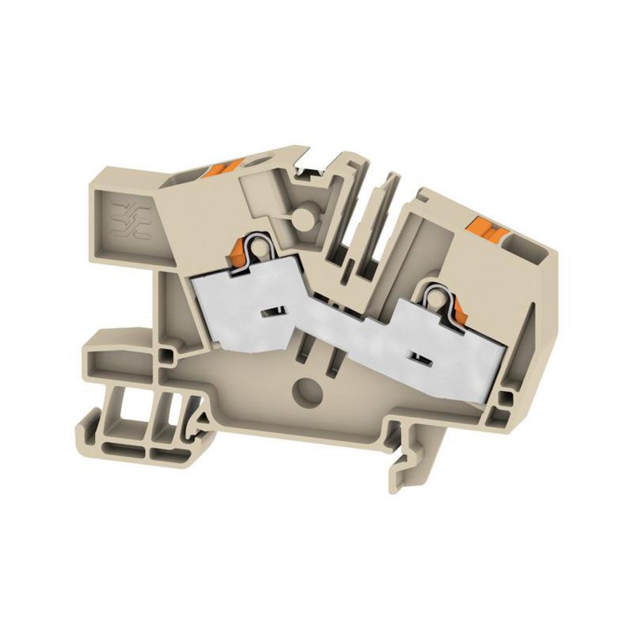 Installatieklem PUSH IN d.beige 6mm2 4 2782450000 VVE=50