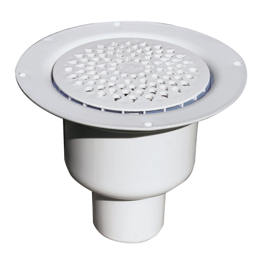 PeH kunststof vloerput Ø150mm m.onderuitlaat v.vinyl