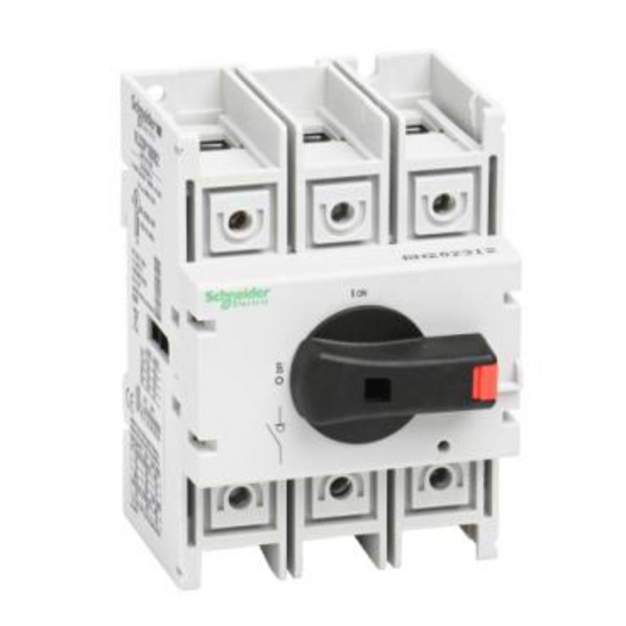 Body switch disconnector 3 poles 100 A on DIN rail TeSys VLS