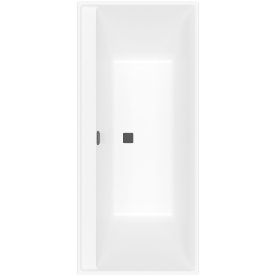 Ligbad Collaro inbouw Black Matt 180x80cm UBA180COR2NV-RW