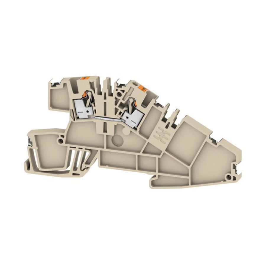 Installatieklem PUSH IN d.beige 2.5mm2 2782550000 VVE=50