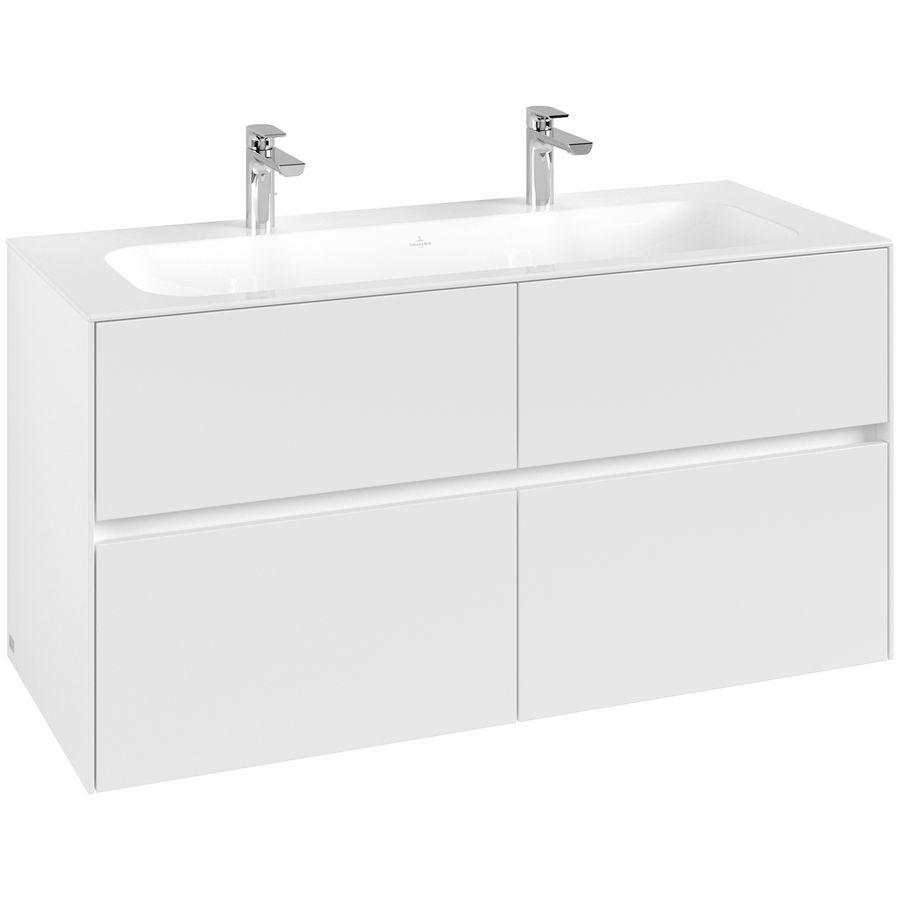 Wastafelonderkast Collaro 1196x603x498mm Wh.Matt C14000MS