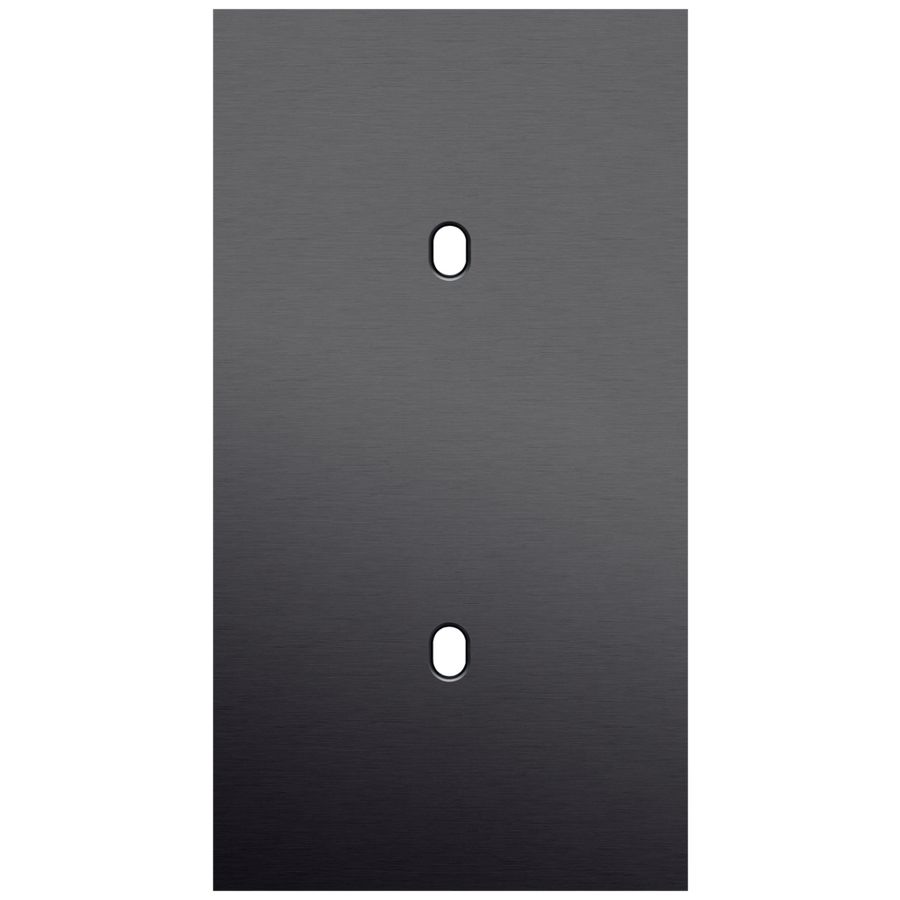 Tweevoudige afdekpl. verticaal 71mm centerafstand twee enkel