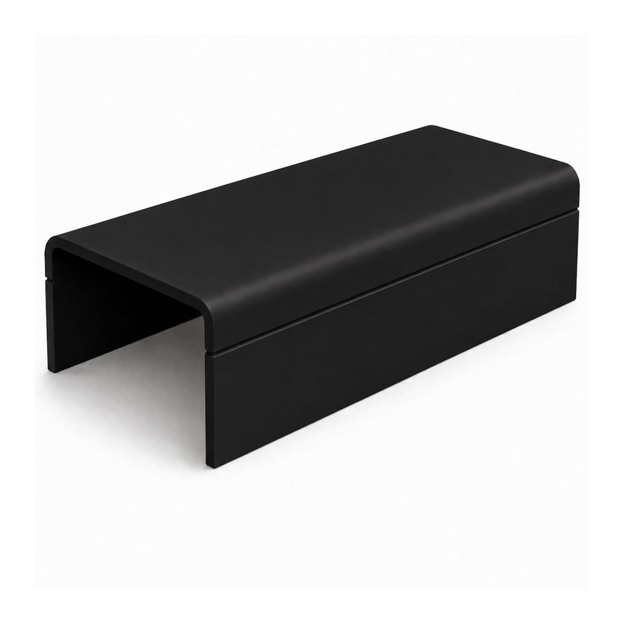 Doos a 2st. Systeem25 koppelstuk met bodemstuk 25x13mm zwart