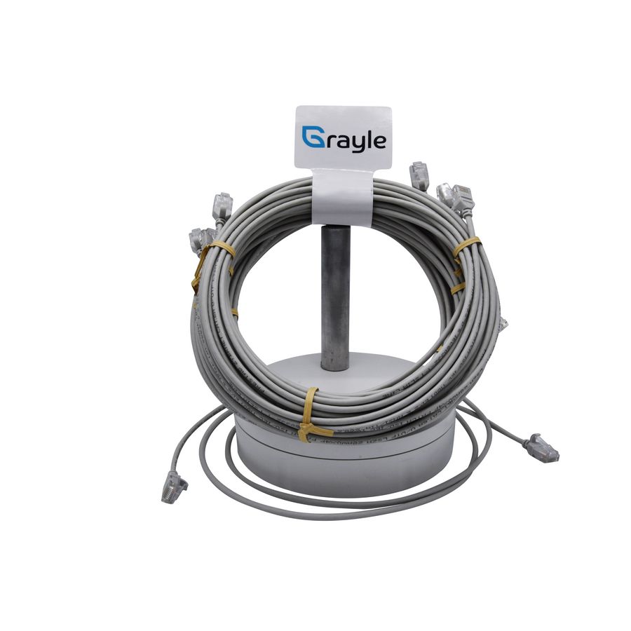 Slimline Patchkabel Cat.6A U/UTP AWG28 LSZH molded grijs 5.0