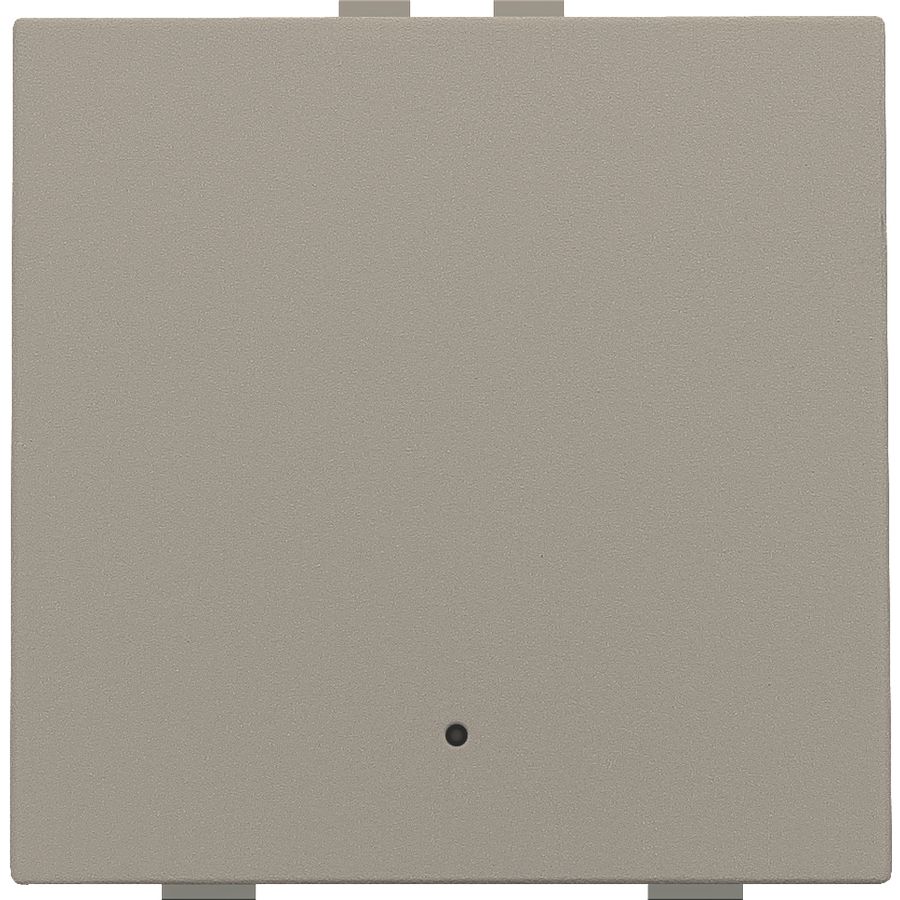 Enkelv. drukknop led Home Control bronze