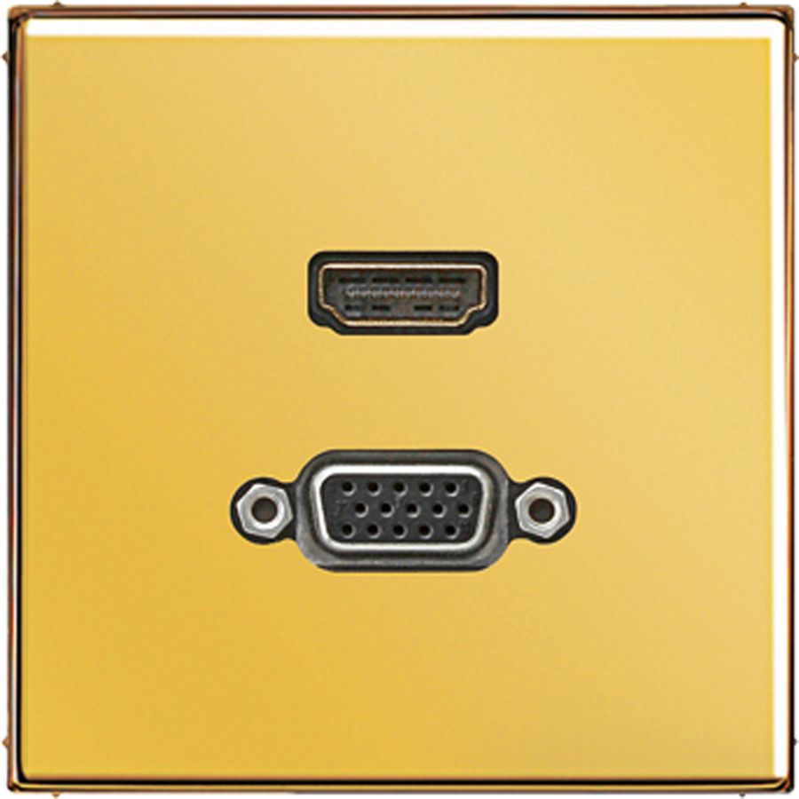 Afdekking goud gelakt v. HDMI/VGA LS990