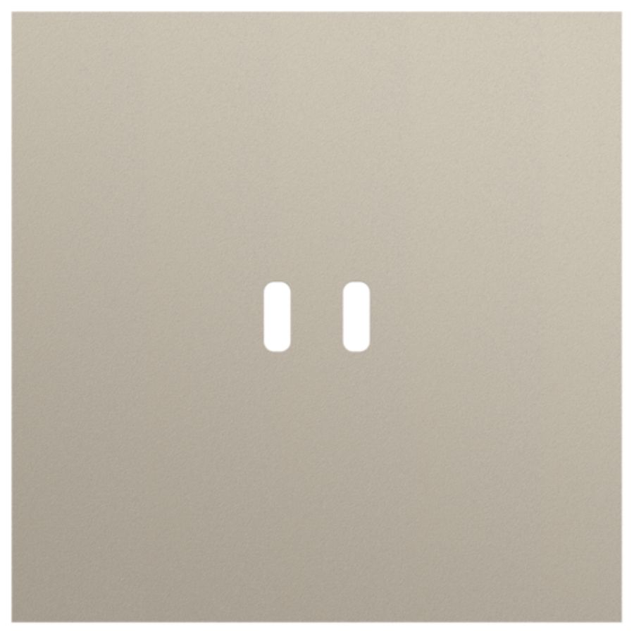 Enkelvoudige afdekplaat voor dubbele USB-C lader 166-74103