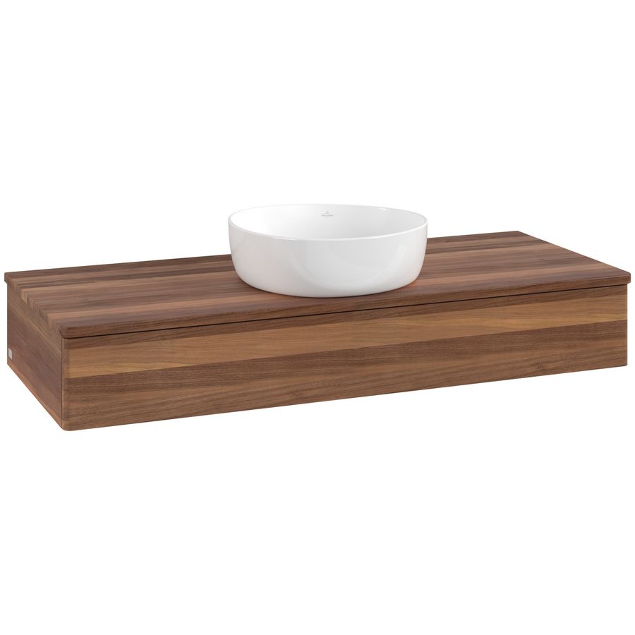Wastafelonderkast Antao 1200x190x500mm Warm Walnut K10012HM