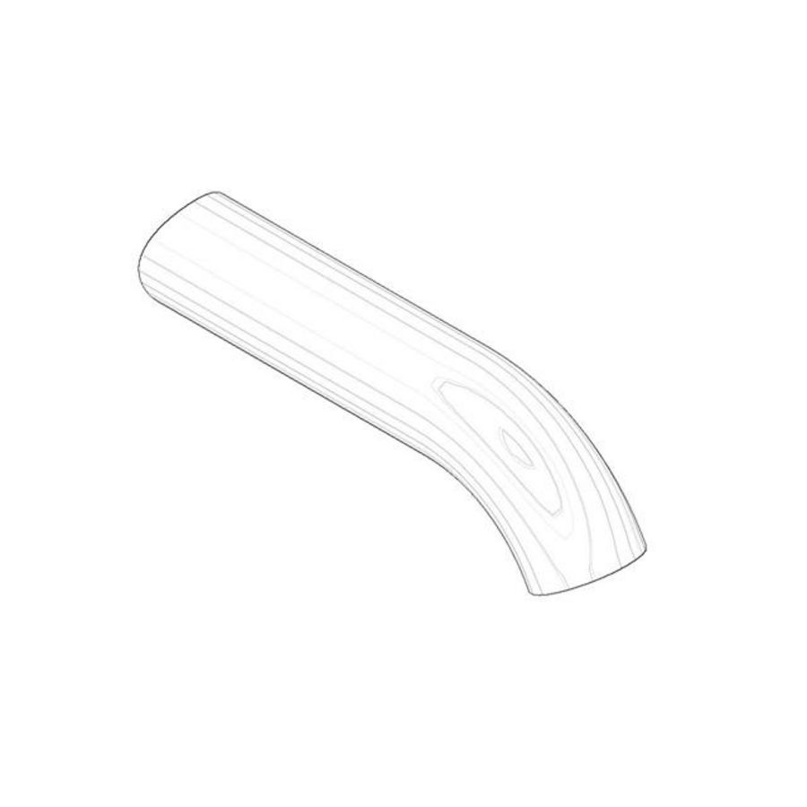 Uitloop 114,5x38x23mm chr