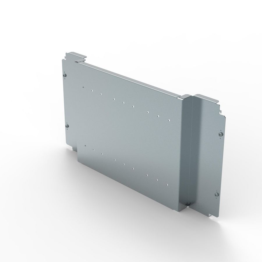 Bevestigingsplaat DPX3 630 36 modulen draaibediening Vert.