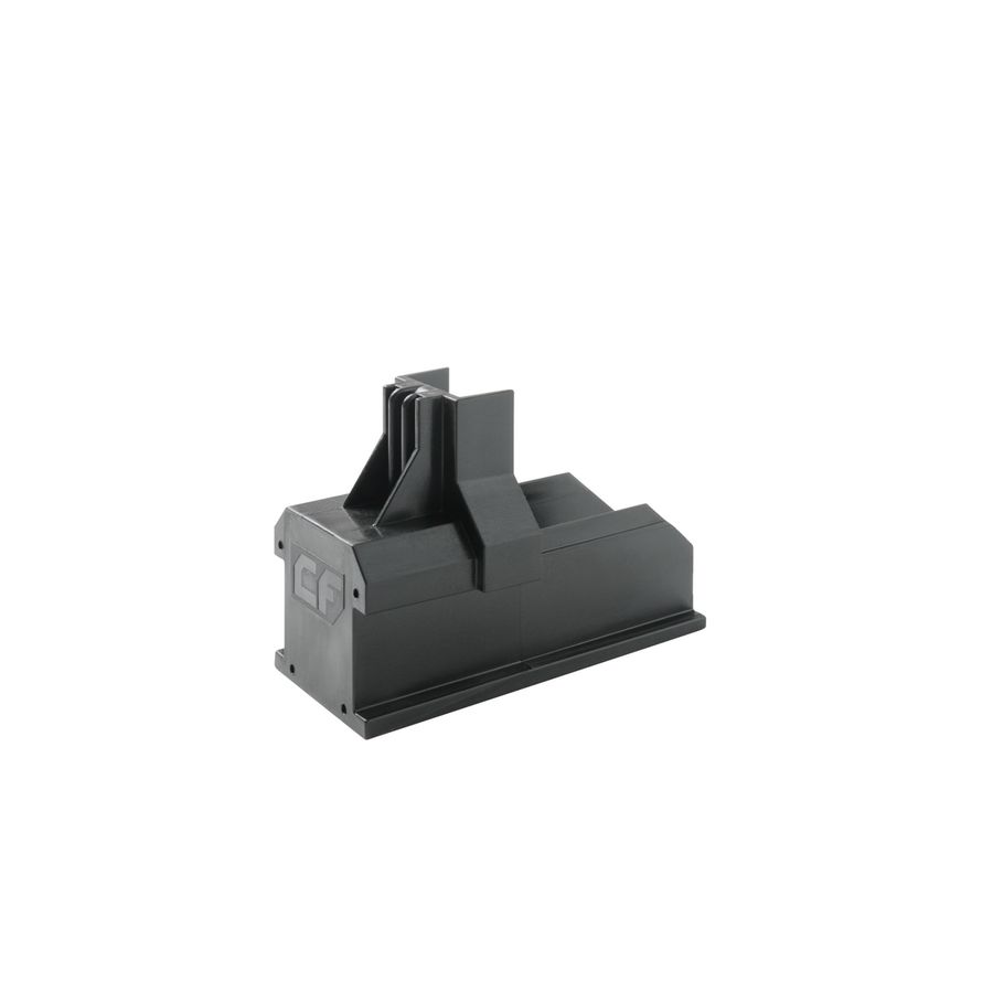 Eindkap montage rail Zwart ClickFit Evo 1008060-B