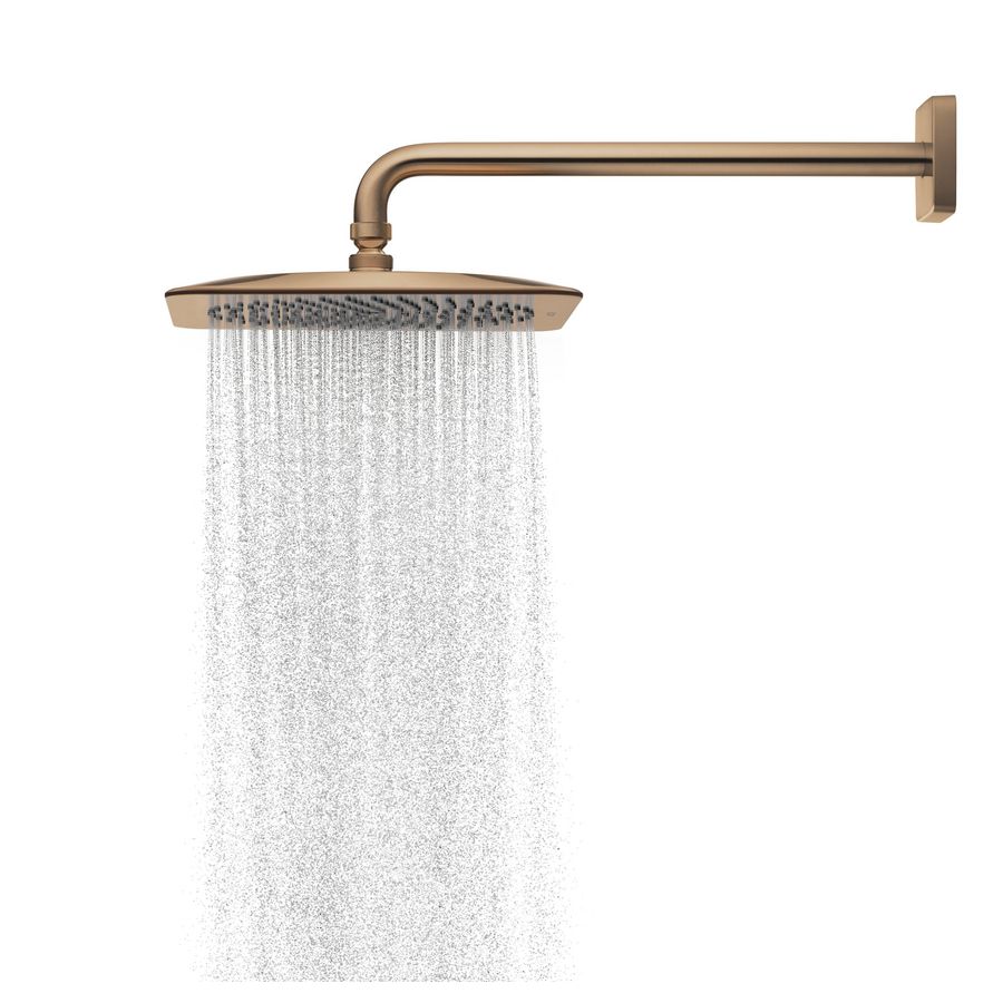 Hoofddouche 270/270 1 straalsoort EcoSmart+ douchearm brushed bronze AXOR Citterio-C