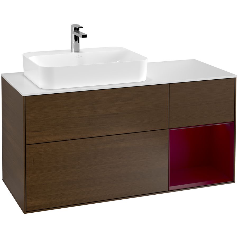 Wastafelonderkast Finion 1200x603x501mm W.Veneer G401HBGN