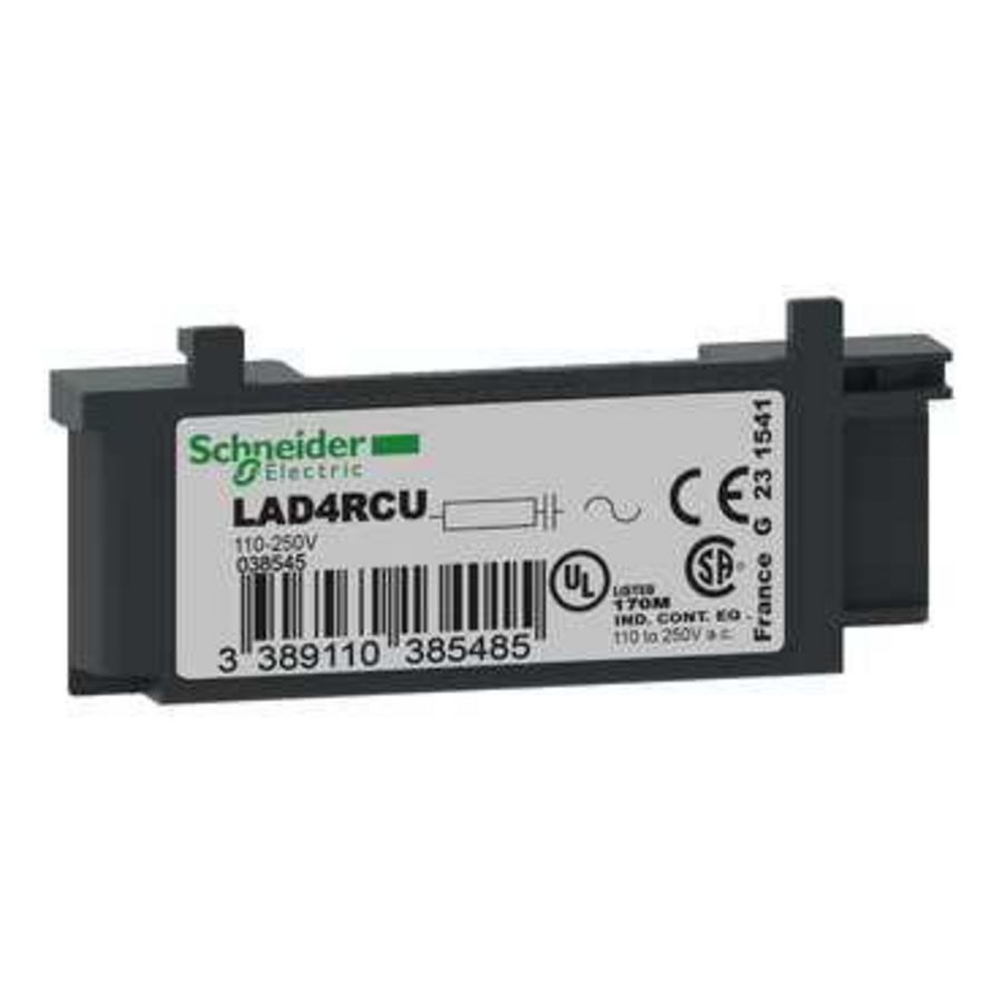 Ontstoringsmodule RC circuit 110-250V AC Acc. LC1D09-3 D