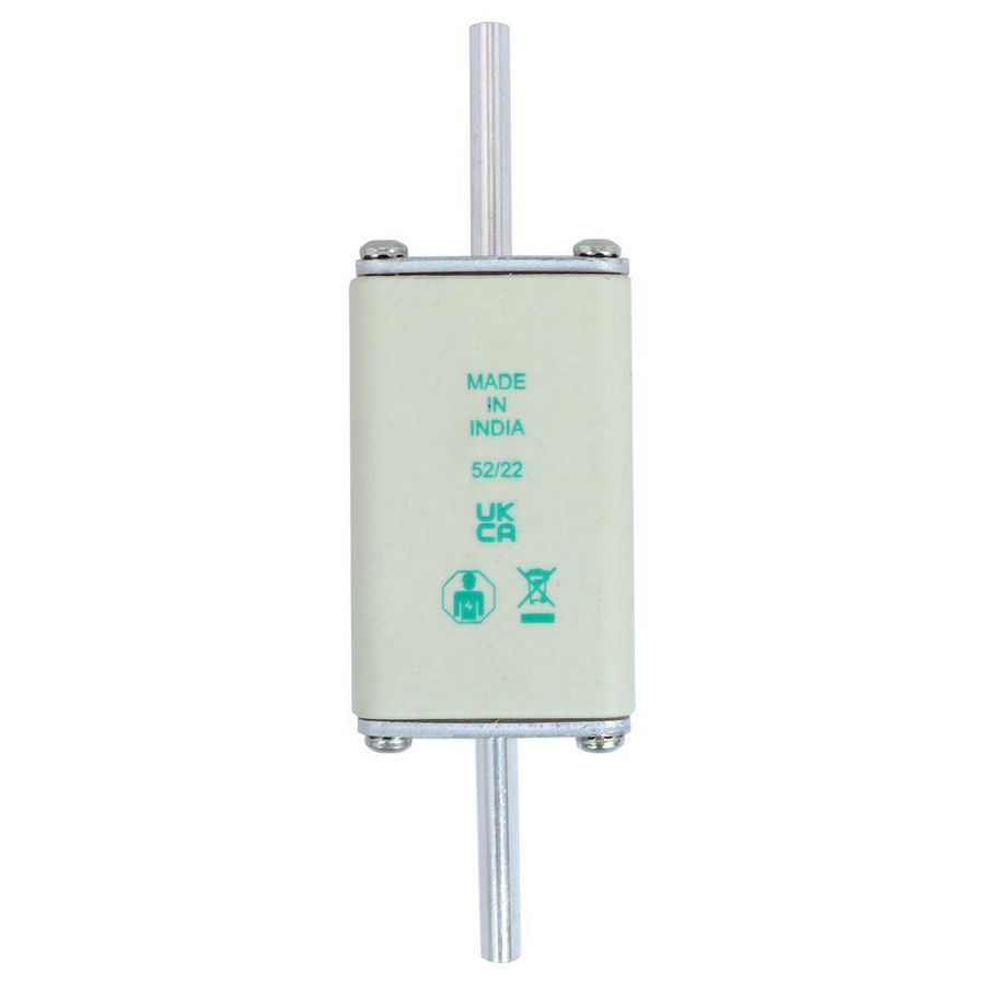 Zekering laagsp. 63A AC 500V NH1 aM dubbele melder VVE=3