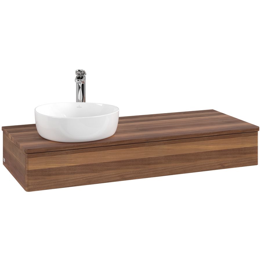 Wastafelonderkast Antao 1200x190x500mm Warm Walnut K11052HM