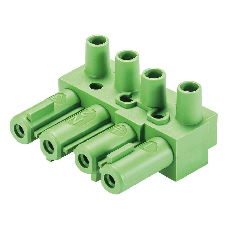 Contrastekker busdeel GST18I4S B1 groen02 VVE=100