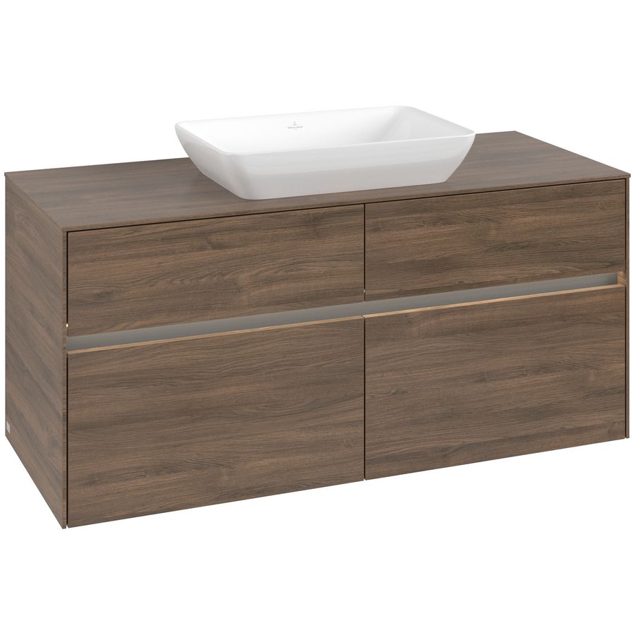 Wastafelonderkast Collaro 1200x548x500mm Ariz.Oak C112B0VH