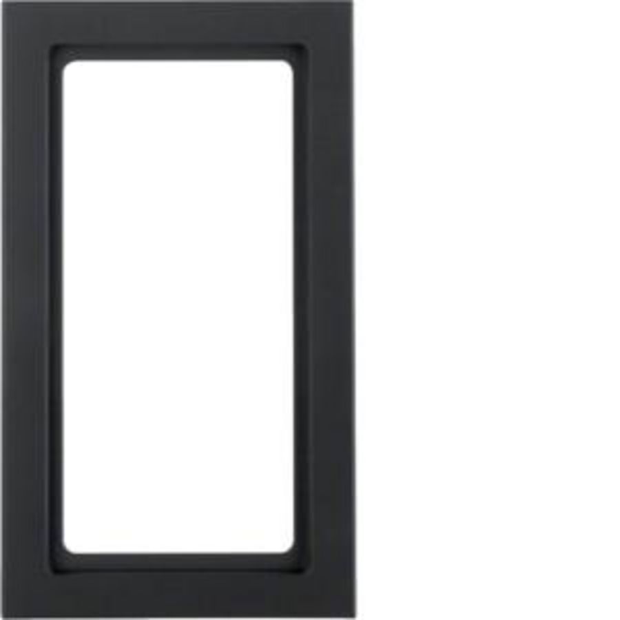 Afdekraam 1,5-v vert. berker Q.3 antraciet soft-finish