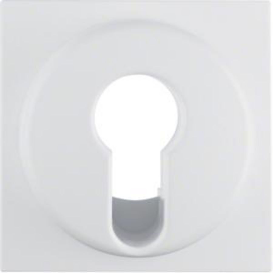 Afdek. draai-/sleutelschakelaar berker Q.1/Q.3/Q.7 polar wit