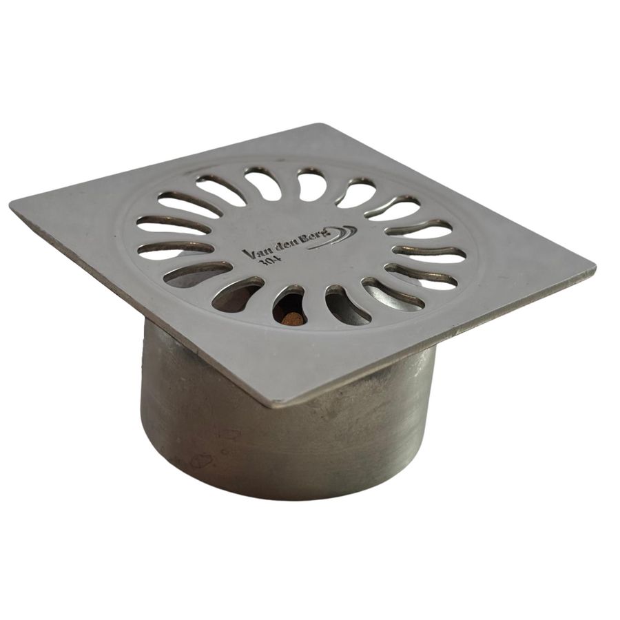 Rooster 82x82x2mm RVS304 v.doucheput 2910