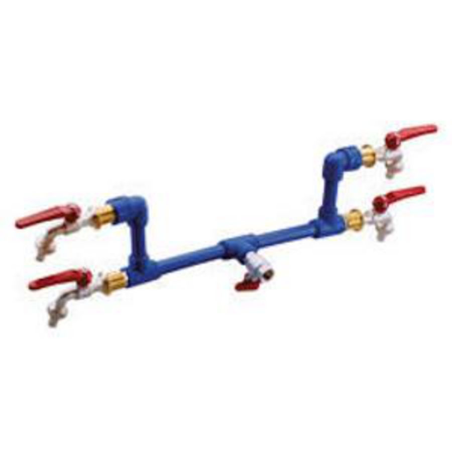 QMC125-200 WATERKIT MET VERGRENDELBARE KRANEN 2 BOLKRANEN