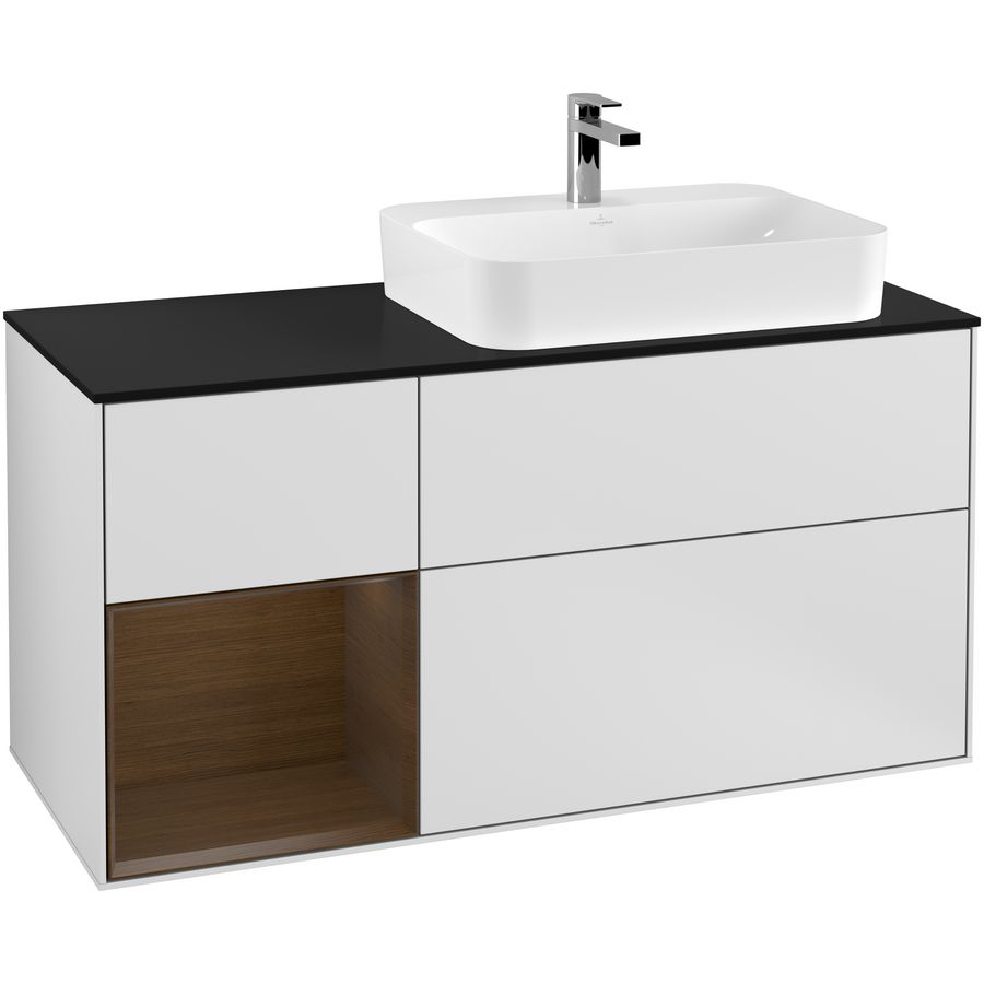 Wastafelonderkast Finion 1200x603x501mm White Matt Lacquer G392GNMT