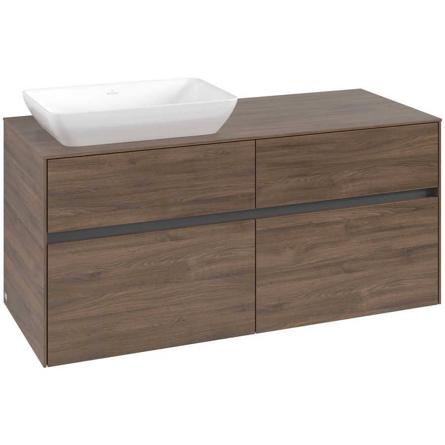 Wastafelonderkast Collaro 1200x548x500mm Ariz.Oak C11300VH