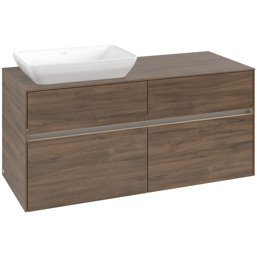 Wastafelonderkast Collaro 1200x548x500mm Ariz.Oak C113B0VH