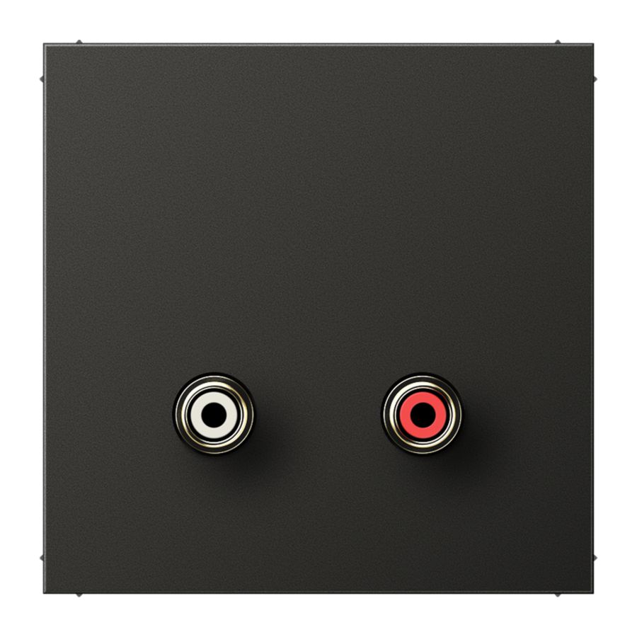 Afdekking antraciet voor Cinch Audio LS