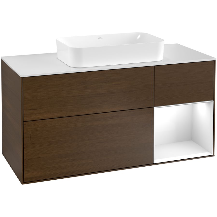 Wastafelonderkast Finion 1200x603x501mm W.Veneer G301GFGN