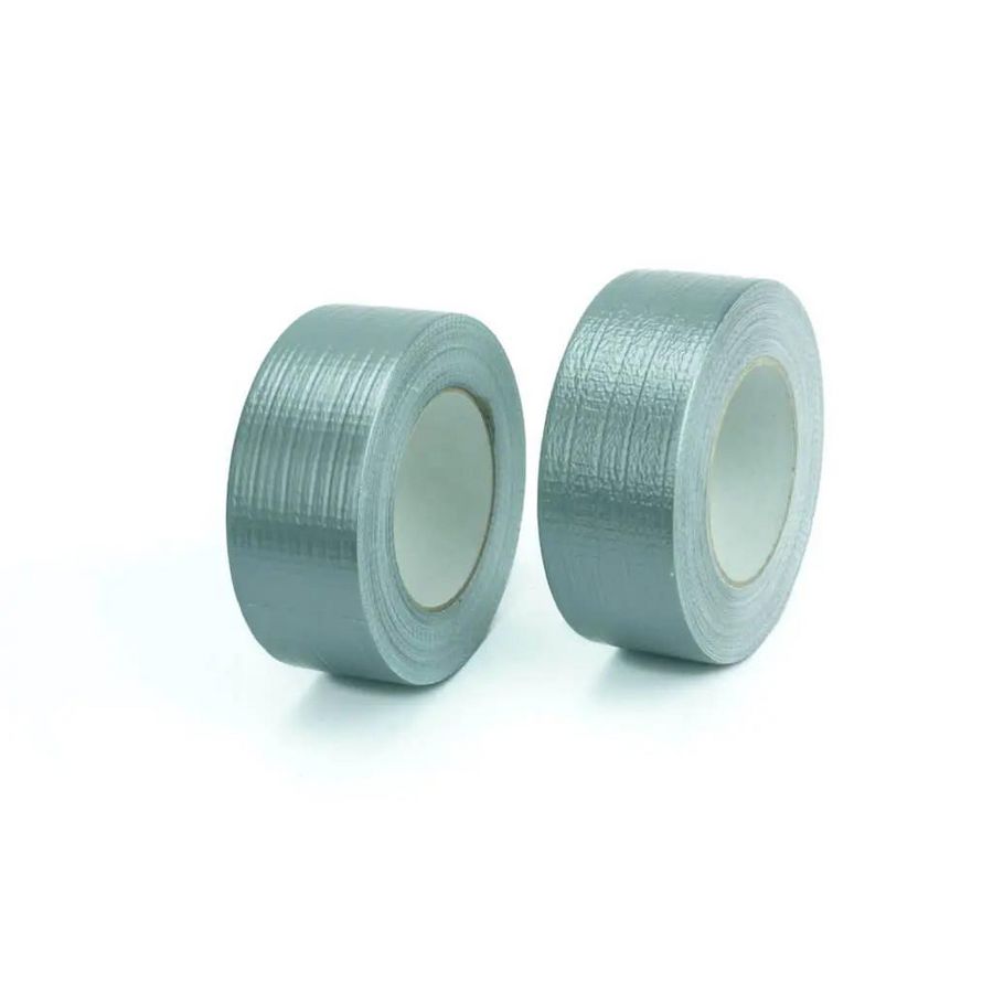 Rol ducttape PVC grijs 50mm L=50mtr