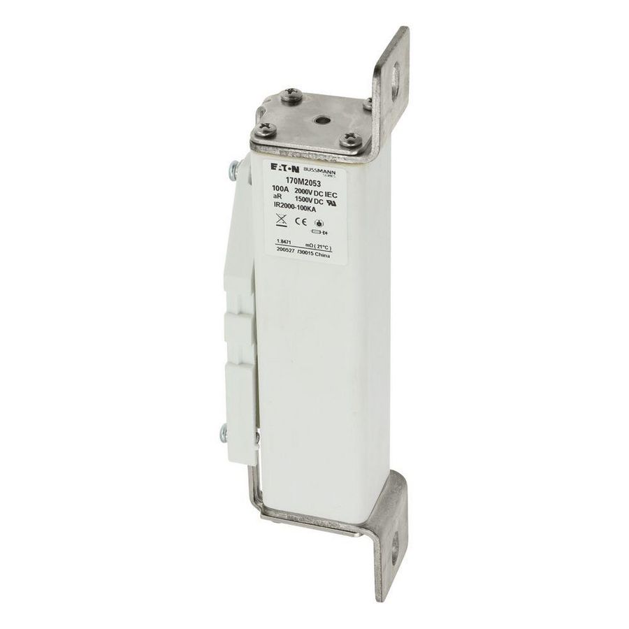 Zekering hoge snelheid 100A DC 2000V 100kA 39x66x216mm a