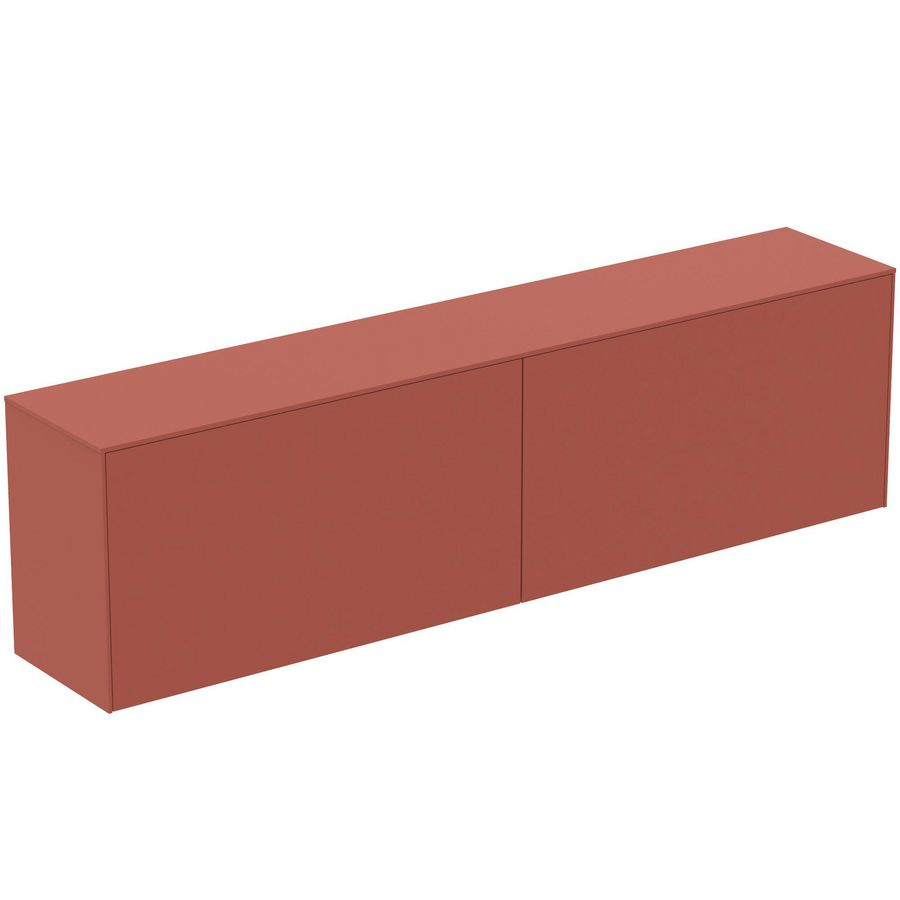 Conca wastafelmeubel 200x37x55cm 2 laden afdekblad zonder uitsnijding matt sunset