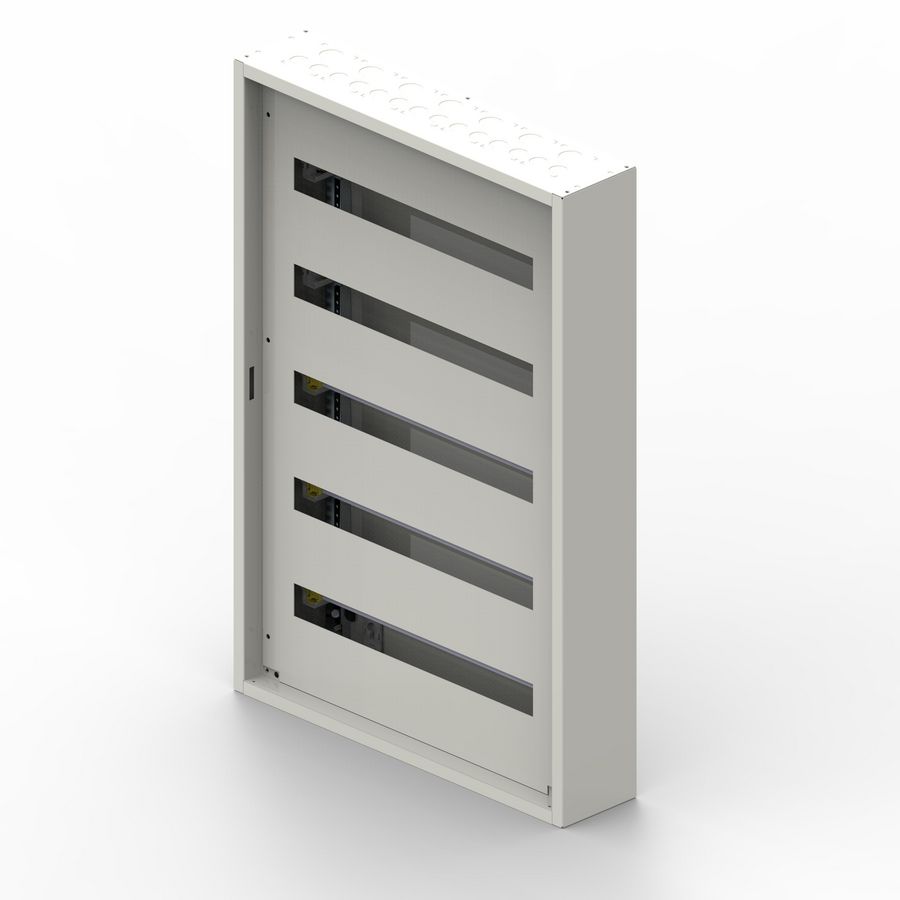 Groepenkast leeg opbouw 5x24 modulen XL3 S 160