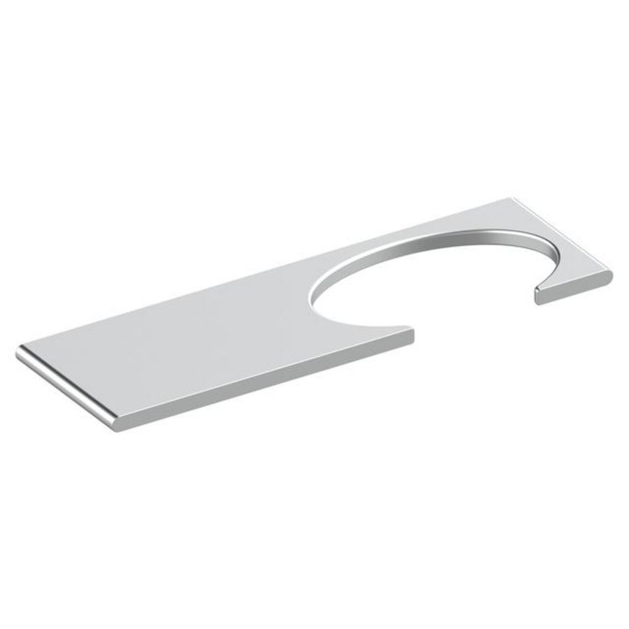 wandelstok houder zilver geeloxeerd