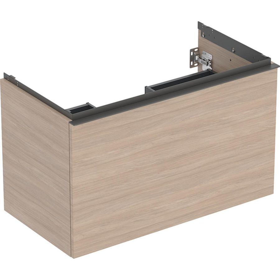 Wastafelonderkast Acanto 1 lade 1 binnenlade B90 Eiken