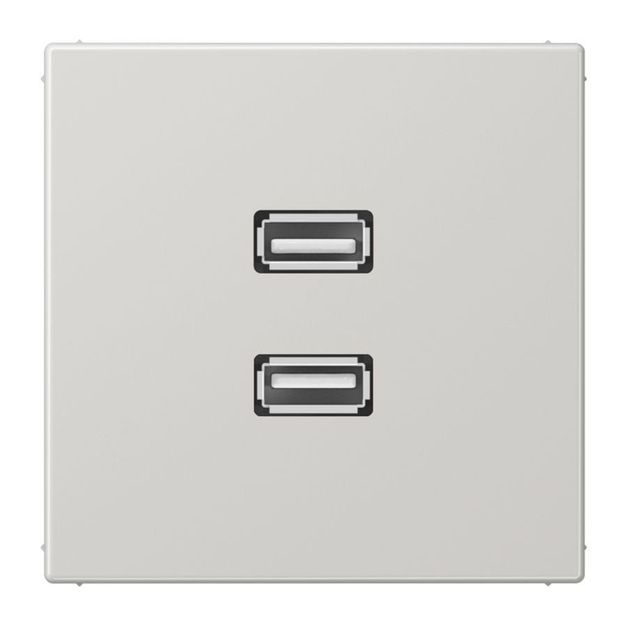 Afdekking licht grijs voor 2xUSB LS990