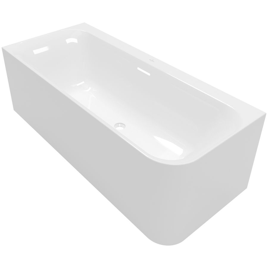 Back-to-wall bad hoek li Loop&Friends WitAlpin CLOOV 180x80cm
