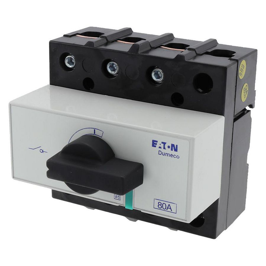 Lastscheider DUMECO 80A 3-polig draaigreep zwart