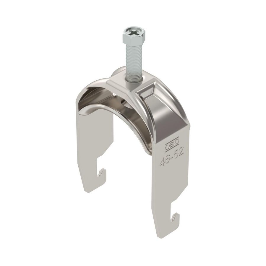 Beugelklem 2056 46-52mm RVS A2 1.4301 blank VVE=100