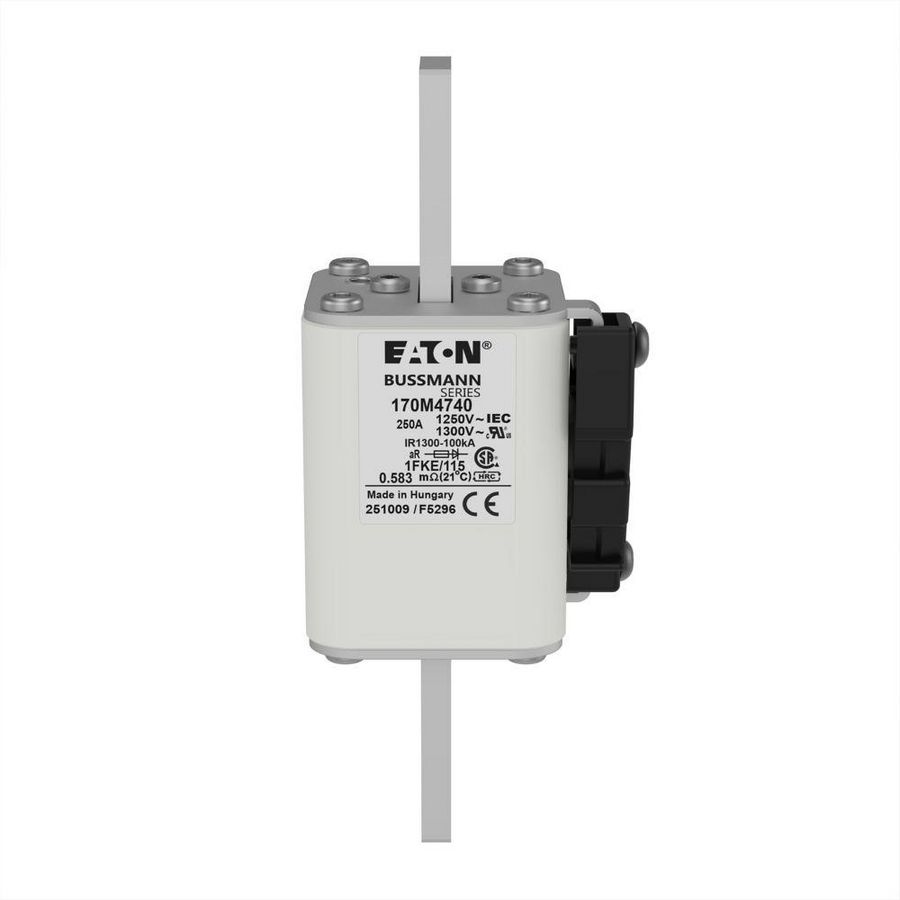 Zekering hoge snelheid 250A AC 1250V 100kA size 1 53x69x1