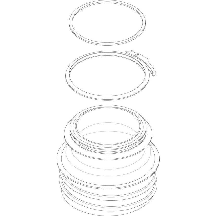 Adapter RLU DN160