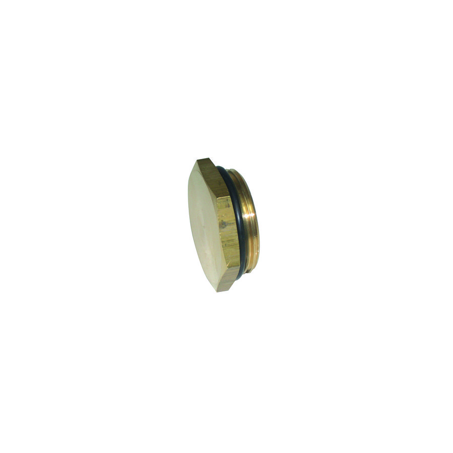 Blindstop messing 1.1/4" met O-ring voor verdeler