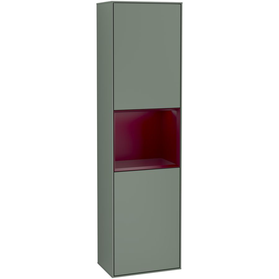 Hoge kast Finion 418x1516x270mm Olive Matt Lacquer F470HBGM