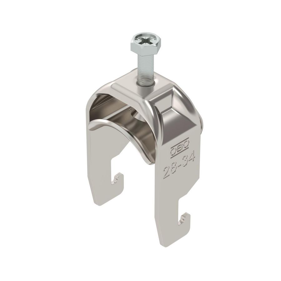 Beugelklem 2056 28-34mm RVS A2 1.4301 blank VVE=100